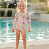 SS2026 The "Isabella" Ruffle Rashguard Suit