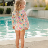 SS2026 The "Isabella" Ruffle Rashguard Suit