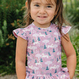 SS2026 The "Kinsley" Girls 2 Piece Twirl Rashguard Set