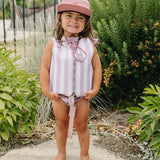 SS2026 The "Kinsley" Girls 2 Piece Twirl Rashguard Set