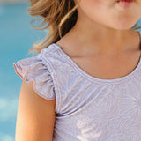 SS2026 The "Lily" Ruffle Shoulder One Piece