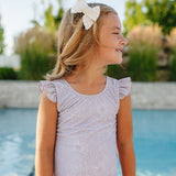 SS2026 The "Lily" Ruffle Shoulder One Piece