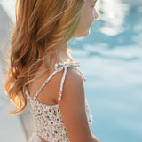 SS2026 The "Sienna" Girls High Waist Smocked Bikini
