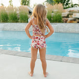 SS2026 The "Harper" Girls High Waist Smocked Bikini
