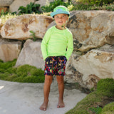 SS2026 "Brights" Ribbed Green Gecko Rashguard