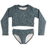 SS2026 The "August" Youth Cropped Rashguard Set