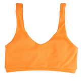 SS2026 "Brights" Neon Orange Women's Scoop Neck Top