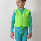 bright green float vest