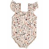 SS2026 The "Ivy" Ruffle Shoulder One Piece