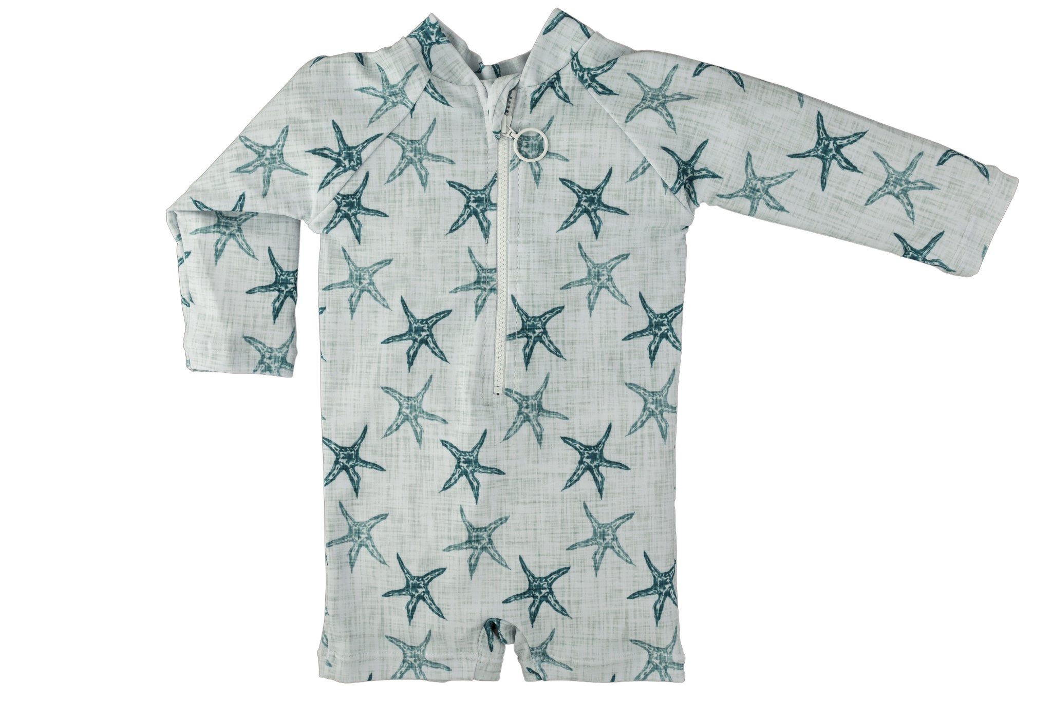 kids upf 50 sunsuit swimwear with starfish