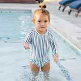 The "Arlo" Ruffle Rashguard Suit