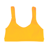 SS2026 "Brights" Neon Orange Women's Scoop Neck Top