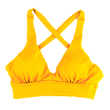 *Brights* Neon Orange V-Cup Crossback Bikini Top