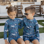 swimsuit, swimwear, ocean animal swimsuit, boy swimwear, rashguard, infant swimwear