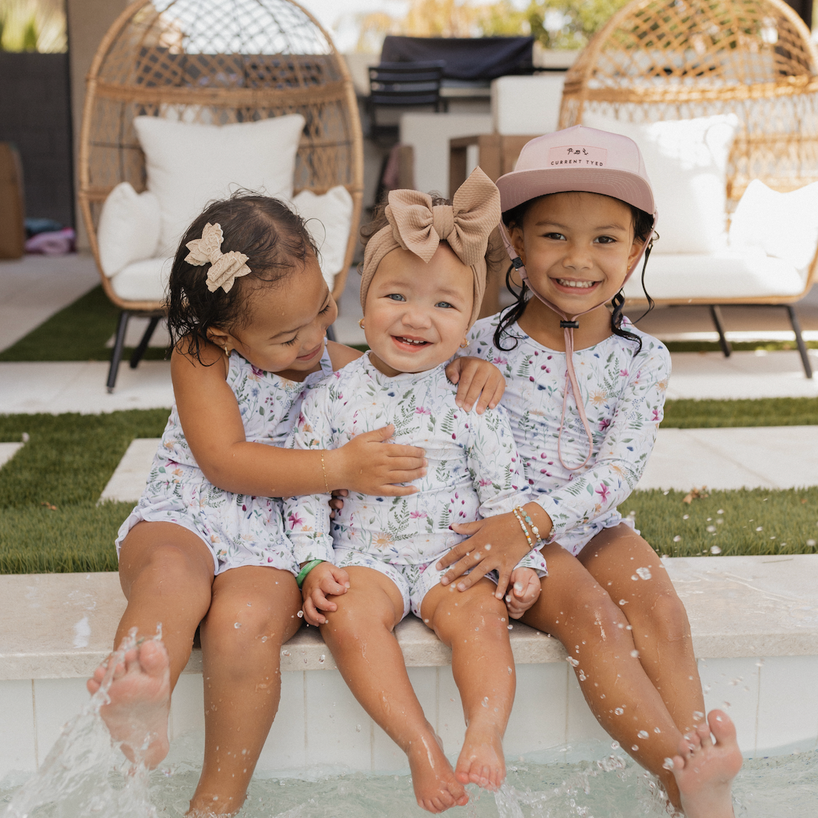 swimsuit, swimwear, floral swimsuit, girl swimwear, rashguard, infant swimwear