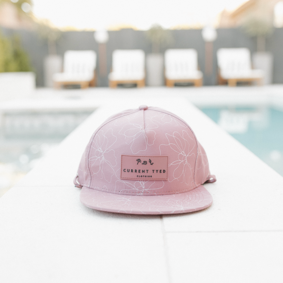 girls floral baseball hat