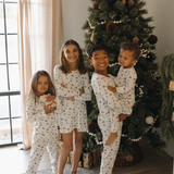 Chemise de nuit en bambou Holiday pour enfants - Holiday Tree Farm