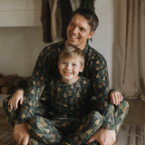 Holiday Bamboo Children's Two Piece Set - Evergreen Glow
