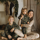 Holiday Bamboo Children's Two Piece Set - Evergreen Glow