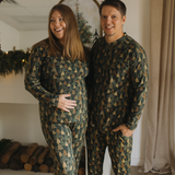 Holiday Bamboo Men's Jogger Set - Evergreen Glow