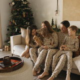 Holiday Bamboo Men's Jogger Set - Gingerbread Lane