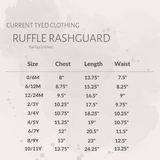 The "Sage" Ruffle Rashguard Suit