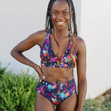 SS2026 The "Reign” Women's Cross Back Bikini Top