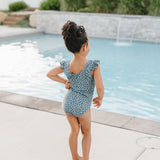 SS2026 The "August" Ruffle Shoulder One Piece