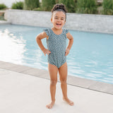 SS2026 The "August" Ruffle Shoulder One Piece