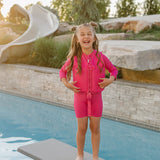 "Brights" Hot Pink Sunsuit