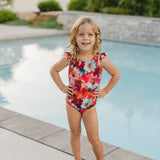 The "Briar" Ruffle Shoulder One Piece