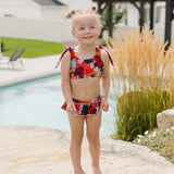 The "Briar" Girls Tie Up Skirt Bikini