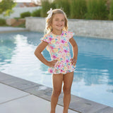 SS2026 The "Isabella" Girls 2 Piece Twirl Rashguard Set