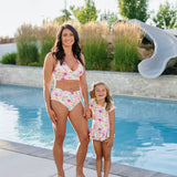 SS2026 The "Isabella" Girls 2 Piece Twirl Rashguard Set