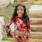 The "Briar" Youth Cropped Rashguard Set