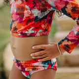 The "Briar" Youth Cropped Rashguard Set