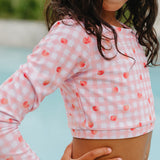 The "Gracie" Youth Cropped Rashguard Set