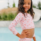 The "Gracie" Youth Cropped Rashguard Set