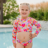 The "Maisie" Youth Cropped Rashguard Set