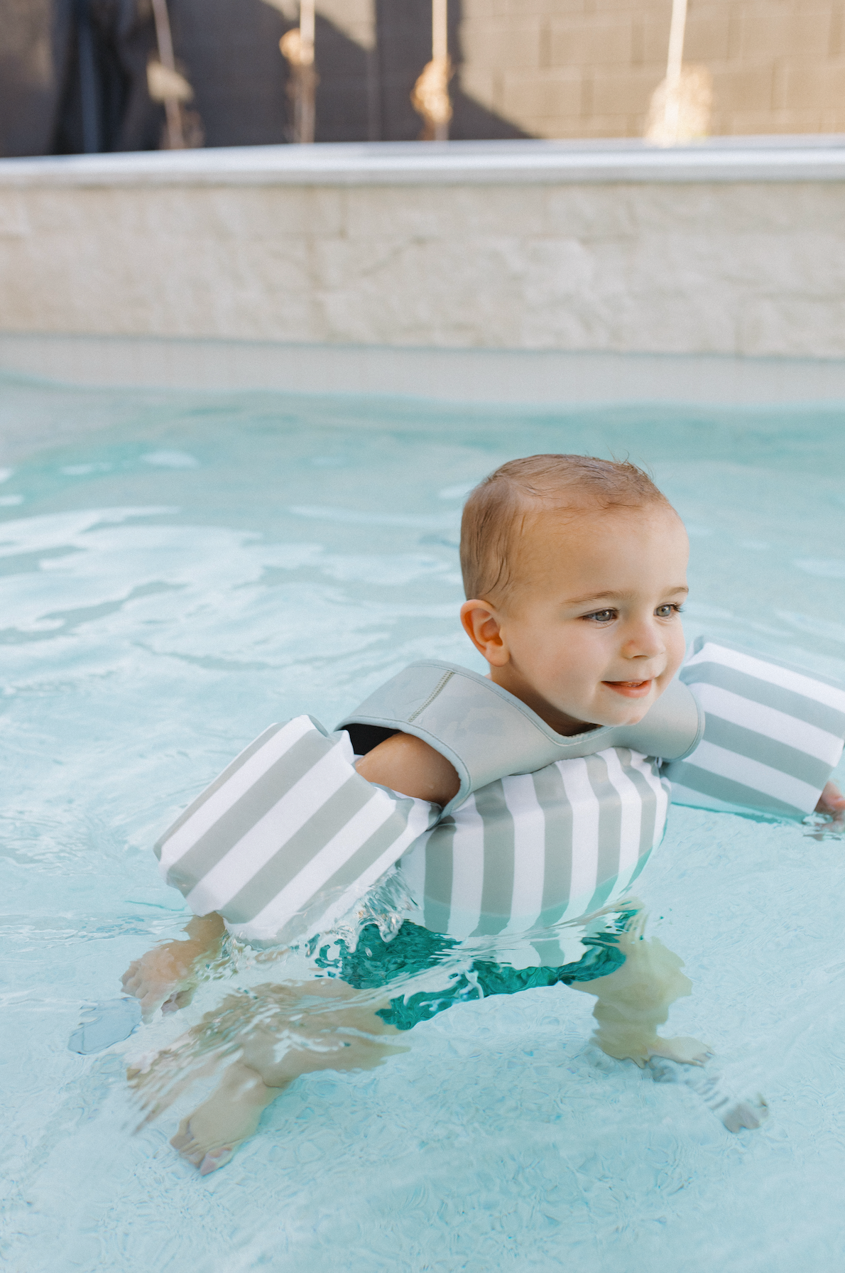 striped floaties, kids floaties