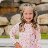 The "Gracie" Girls 2 Piece Skirted Rashguard Set