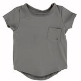 SS2027 Solid Lycra Round Hem T Shirt Rashguard