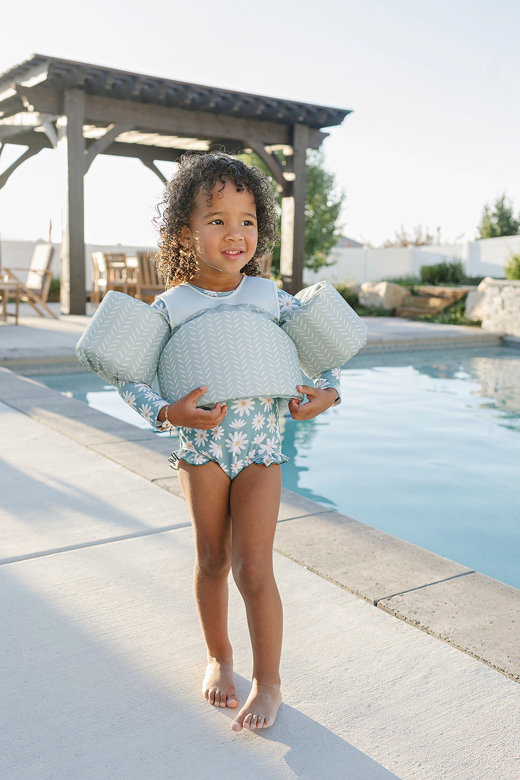 floaties, upf kids swimwear