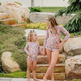 The "Hazel" Ruffle Rashguard Suit