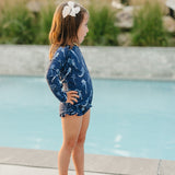 The "Hudson" Ruffle Rashguard Suit