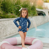The "Hudson" Ruffle Rashguard Suit