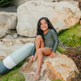 The "James" Ruffle Rashguard Suit