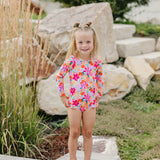 The "Maisie" Ruffle Rashguard Suit