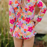 The "Maisie" Ruffle Rashguard Suit