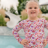 The "Poppy" Ruffle Rashguard Suit